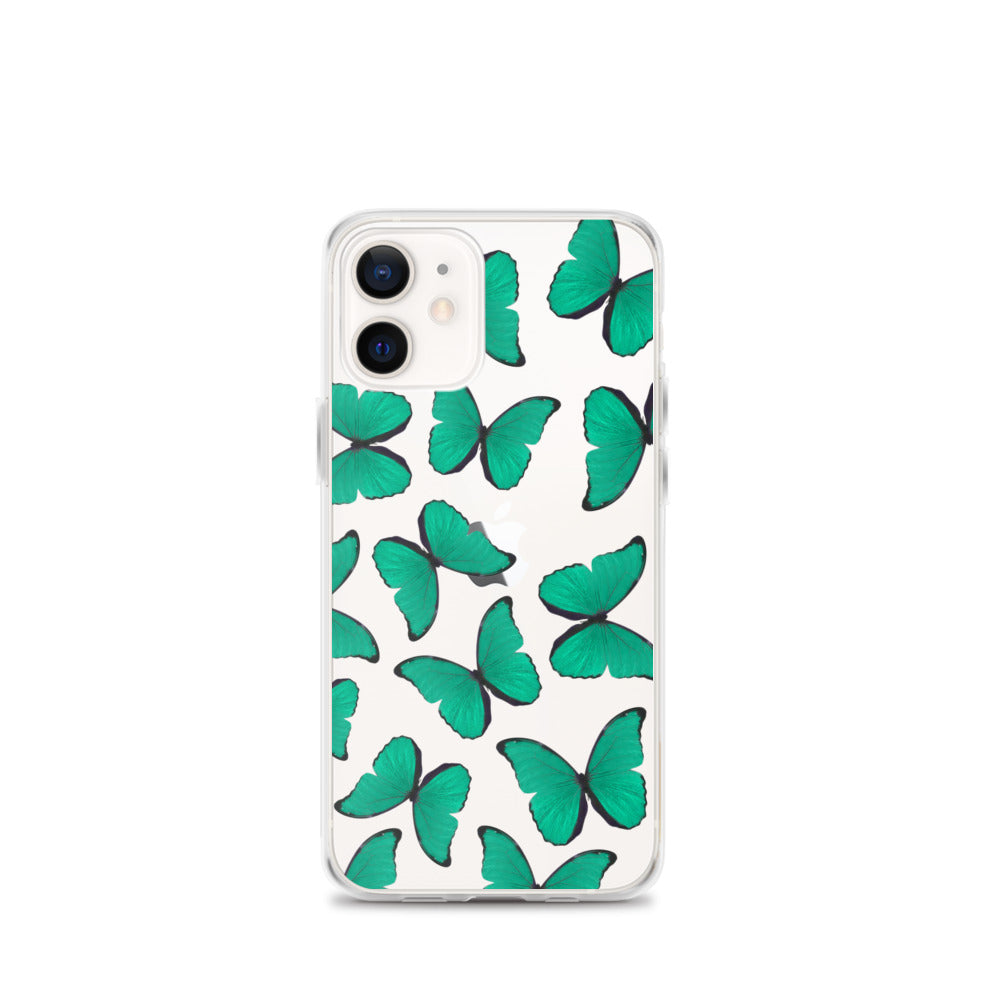 Green Butterflies iPhone Case - Limitless Jewellery