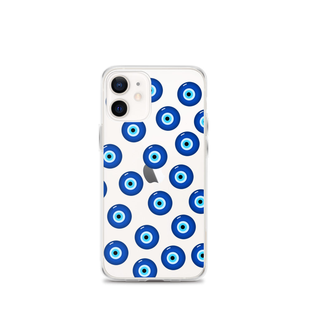 Evil Eye Clear iPhone Case