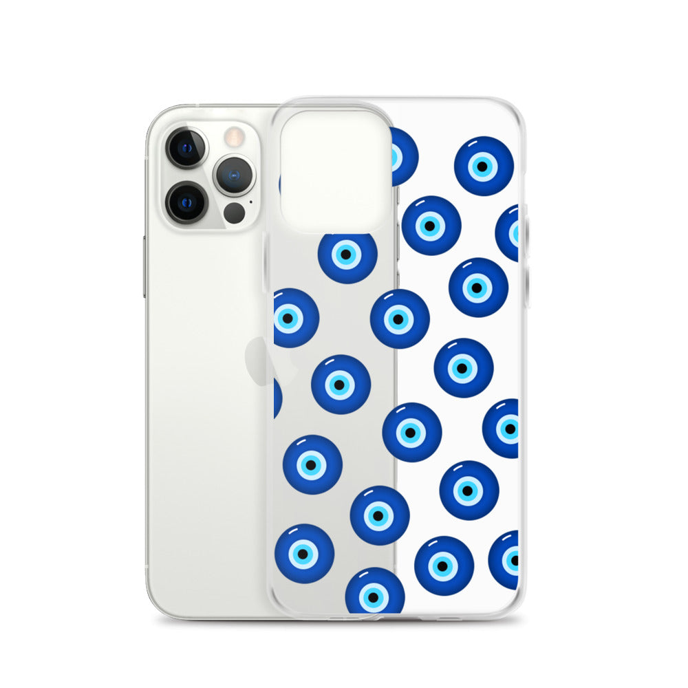 Evil Eye Clear iPhone Case