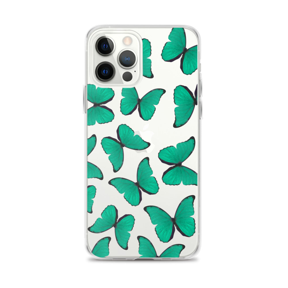Green Butterflies iPhone Case