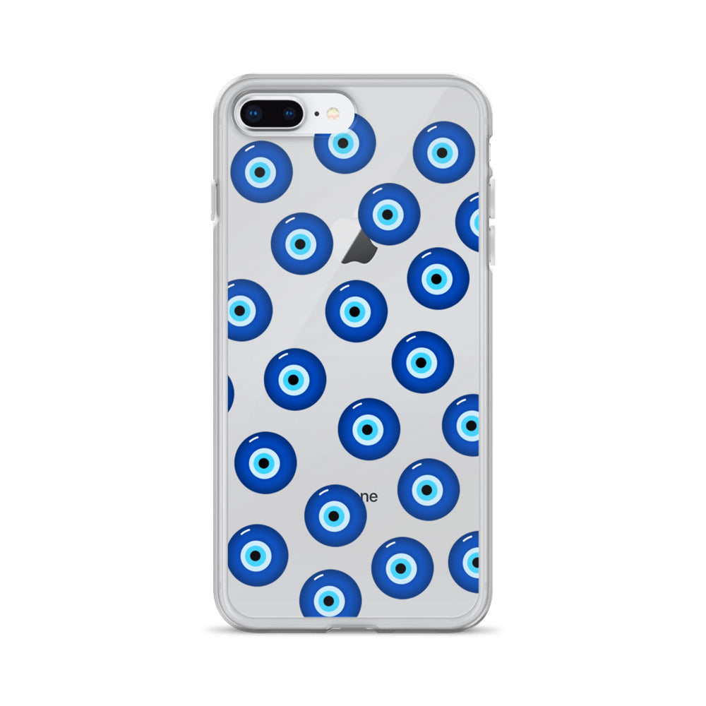 Evil Eye Clear iPhone Case