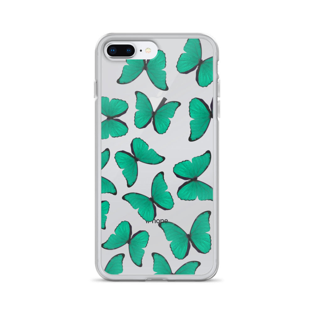 Green Butterflies iPhone Case - Limitless Jewellery