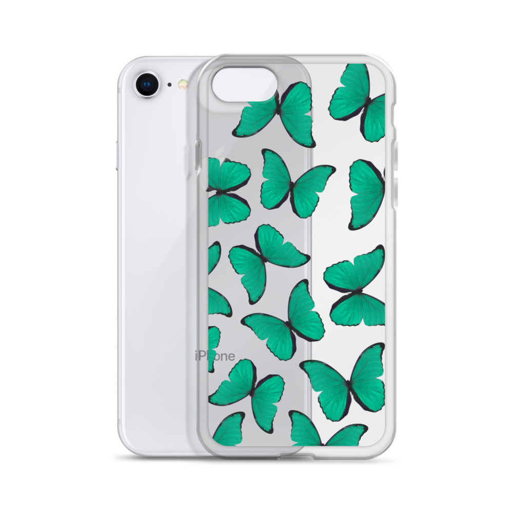 Green Butterflies iPhone Case
