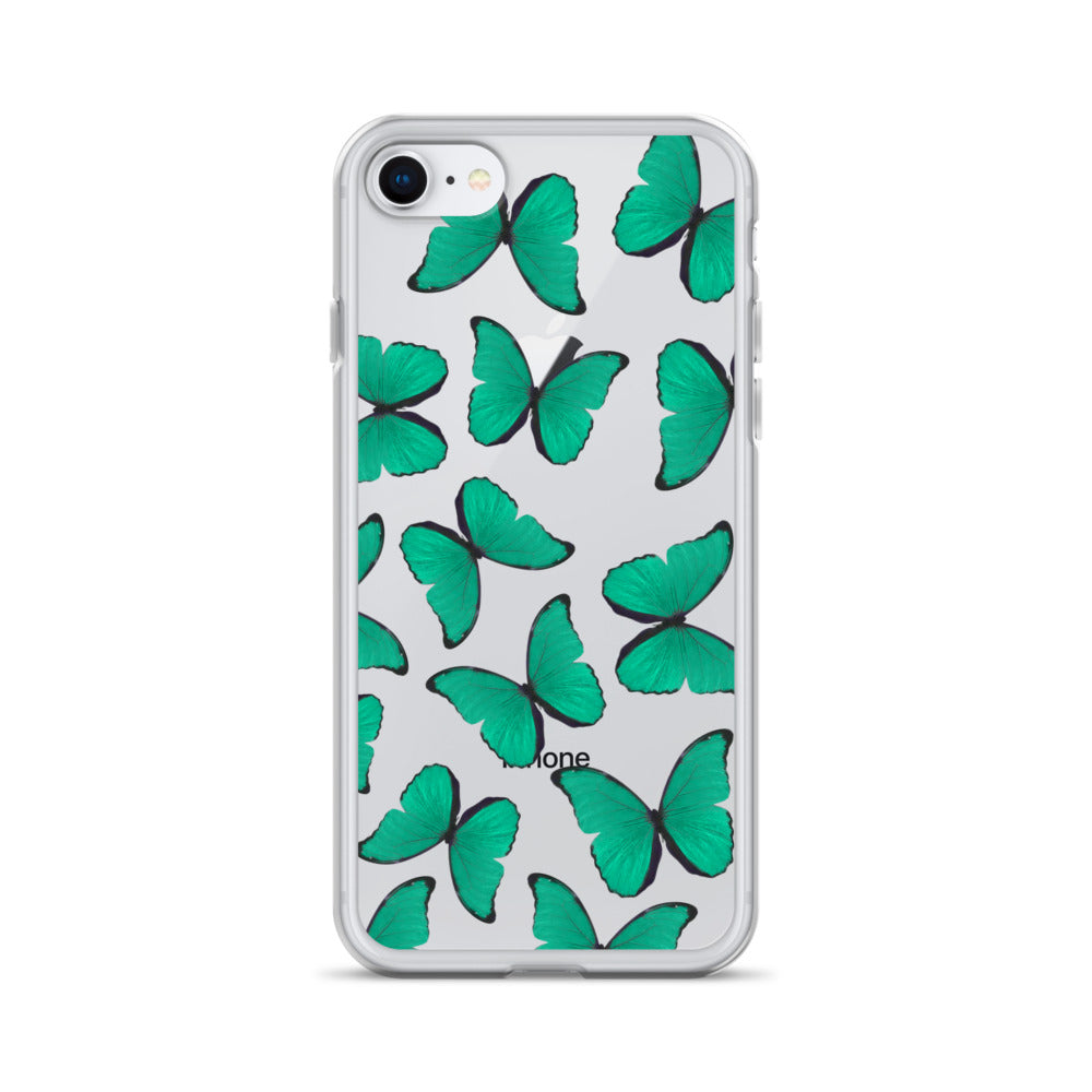 Green Butterflies iPhone Case - Limitless Jewellery