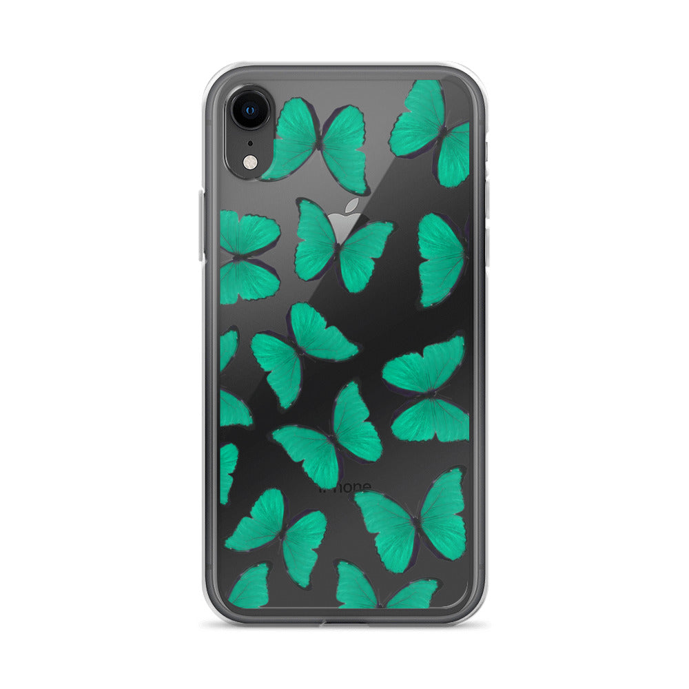 Green Butterflies iPhone Case