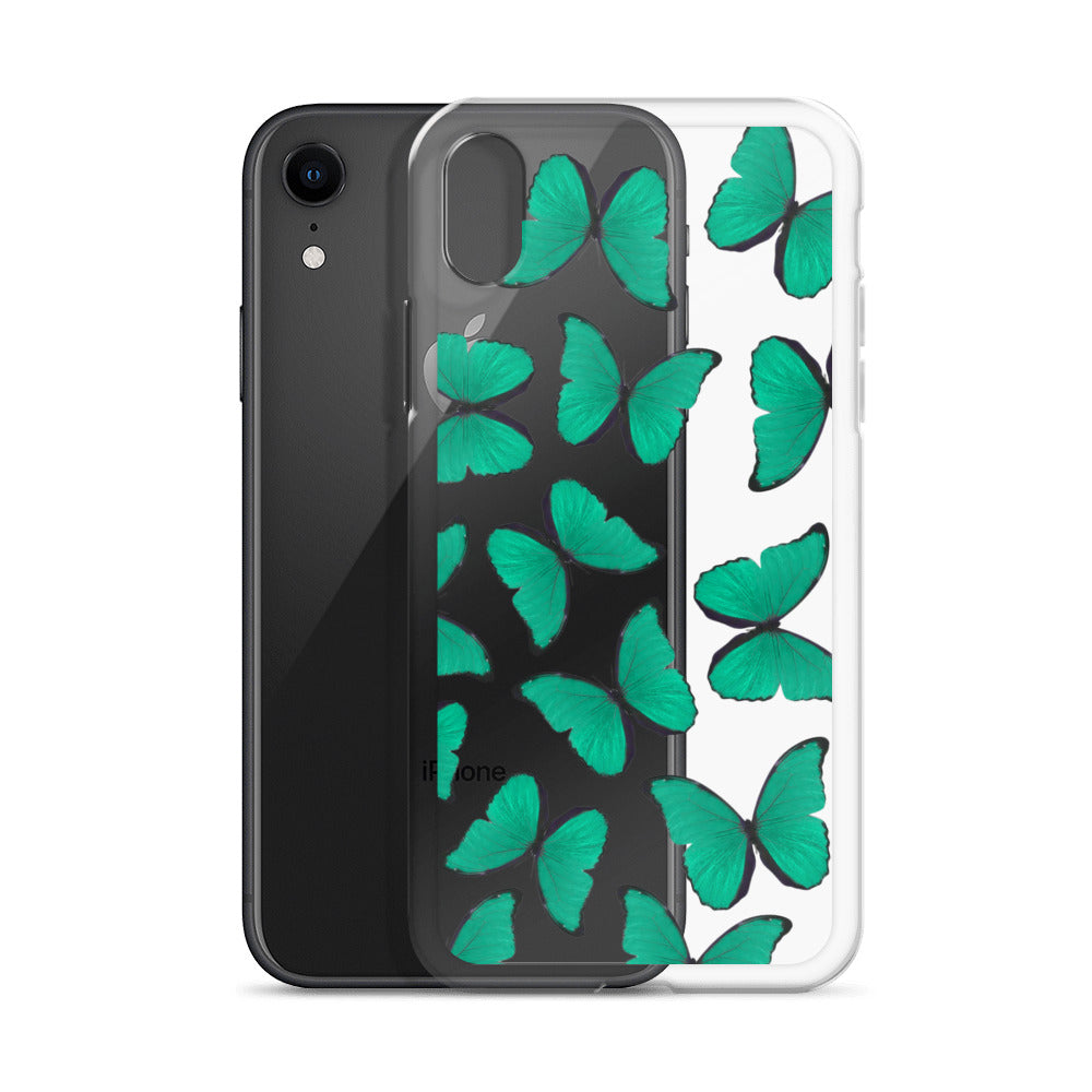 Green Butterflies iPhone Case