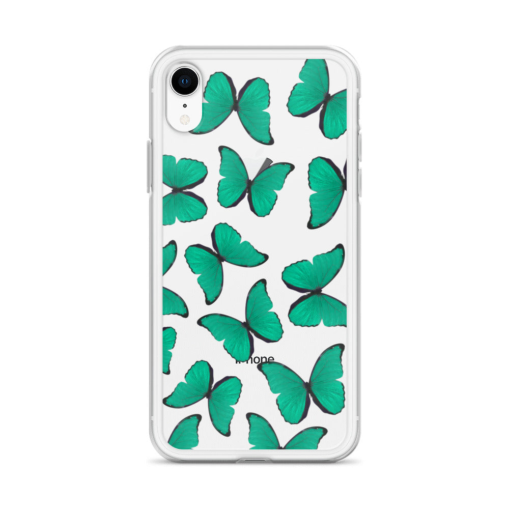 Green Butterflies iPhone Case - Limitless Jewellery