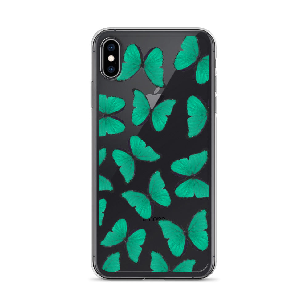 Green Butterflies iPhone Case - Limitless Jewellery