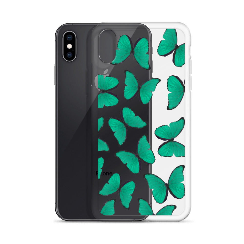 Green Butterflies iPhone Case