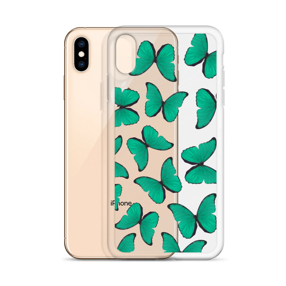 Green Butterflies iPhone Case