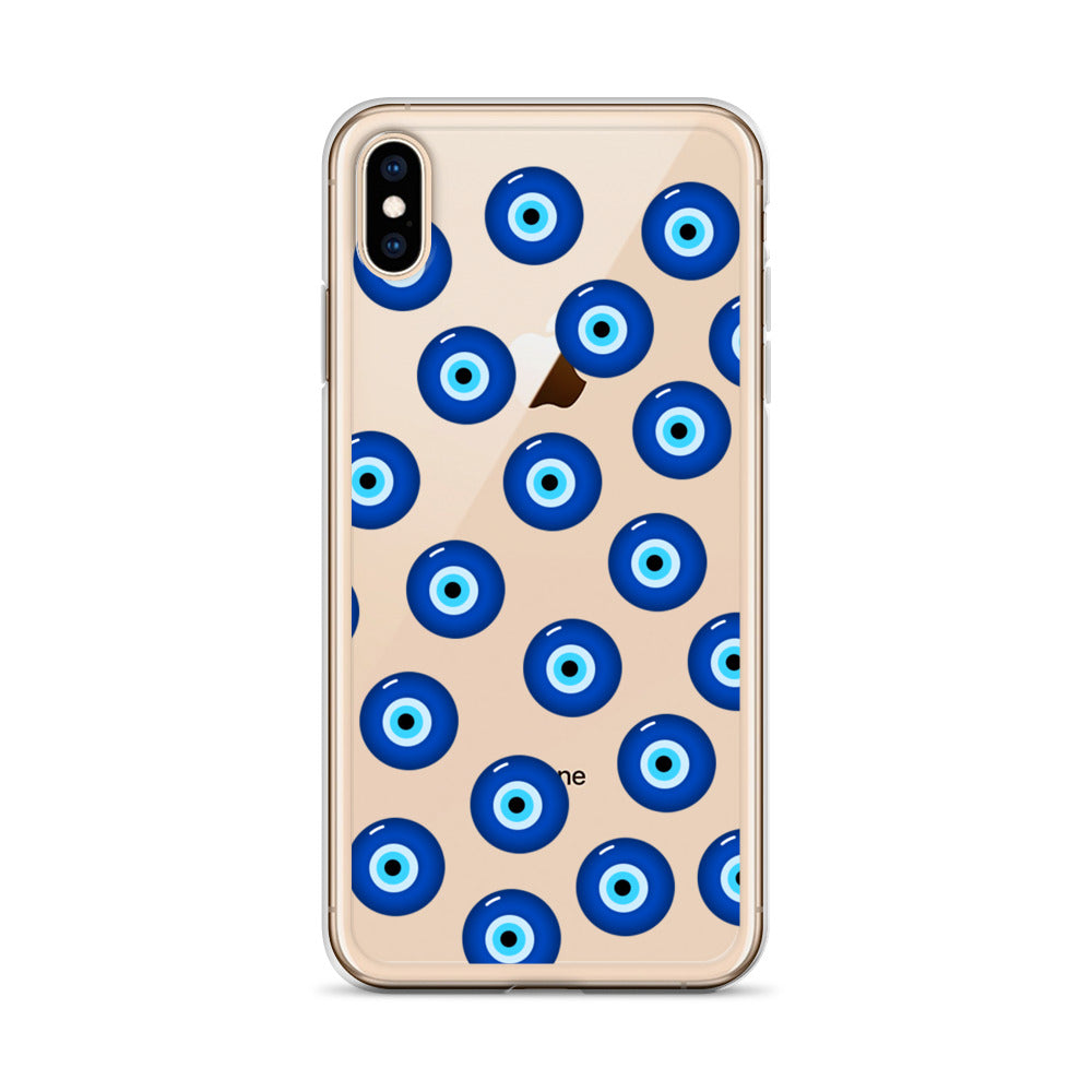 Evil Eye Clear iPhone Case