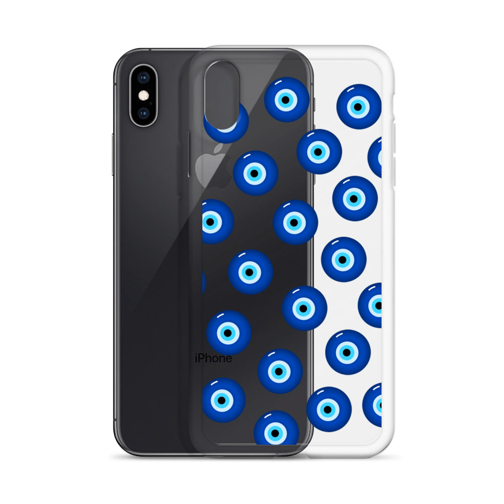 Evil Eye Clear iPhone Case