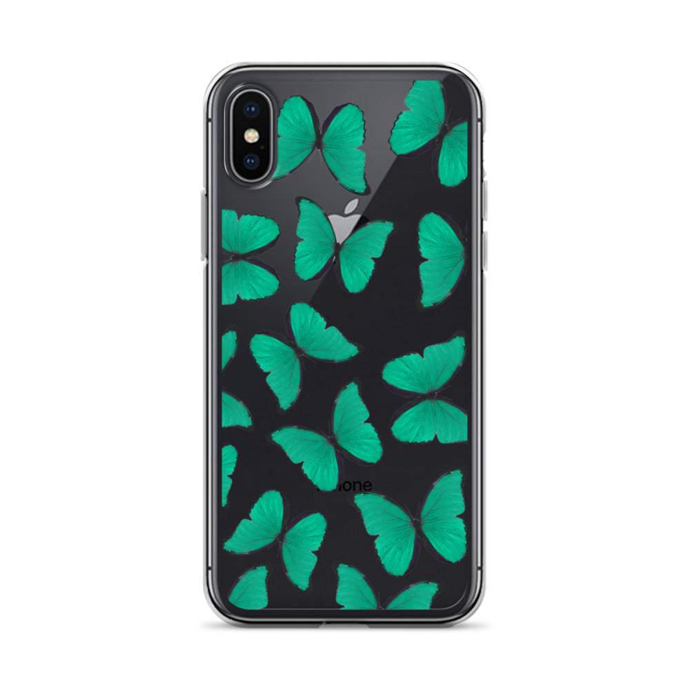 Green Butterflies iPhone Case