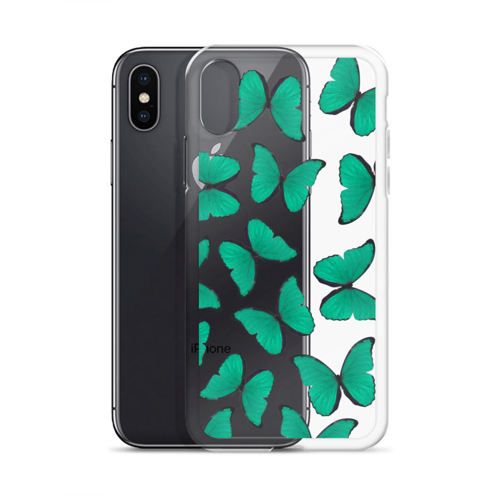 Green Butterflies iPhone Case
