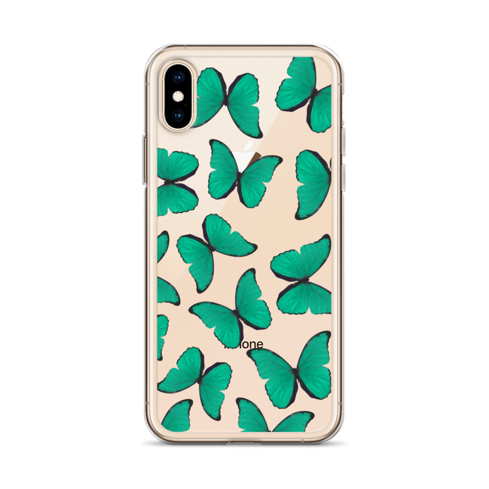 Green Butterflies iPhone Case