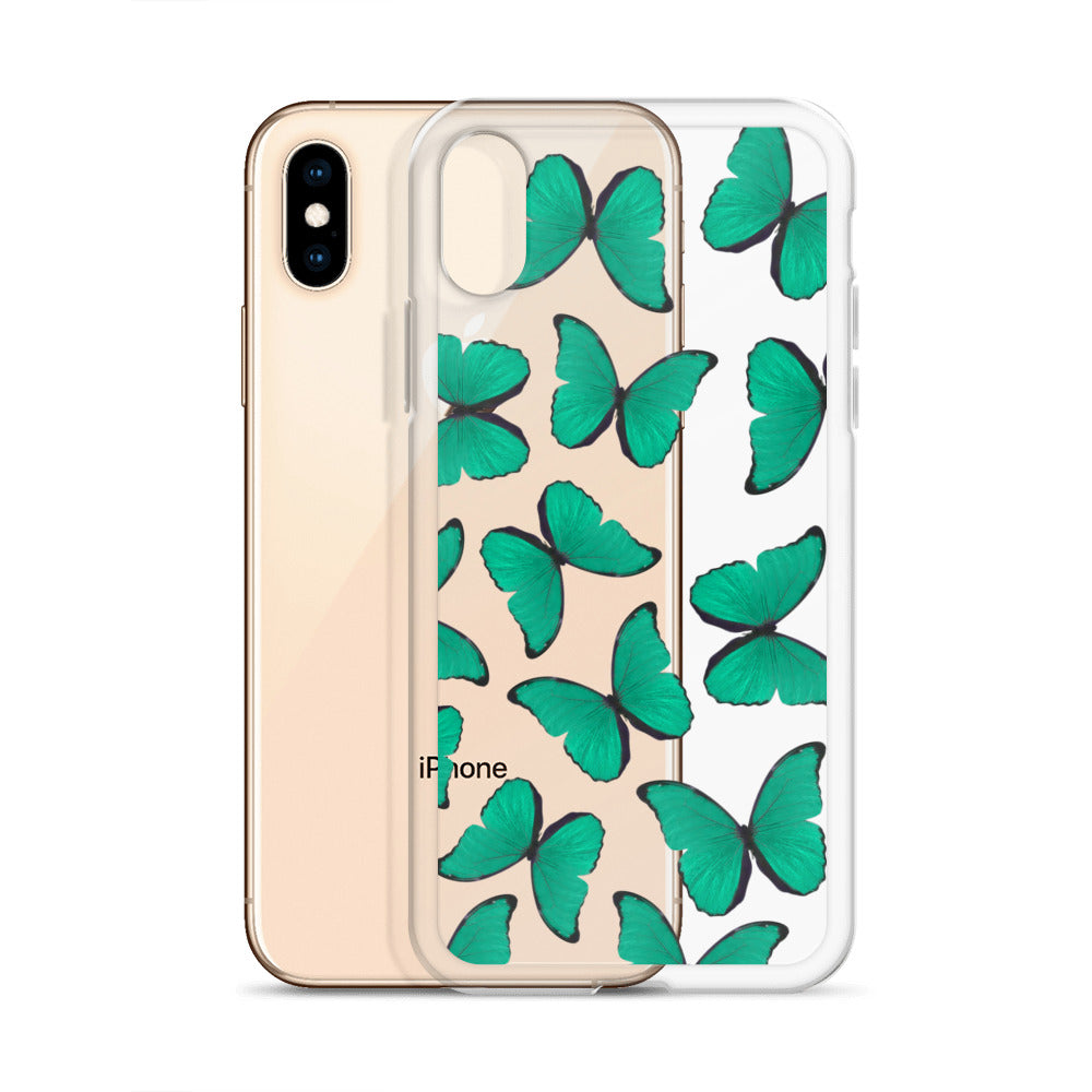 Green Butterflies iPhone Case - Limitless Jewellery