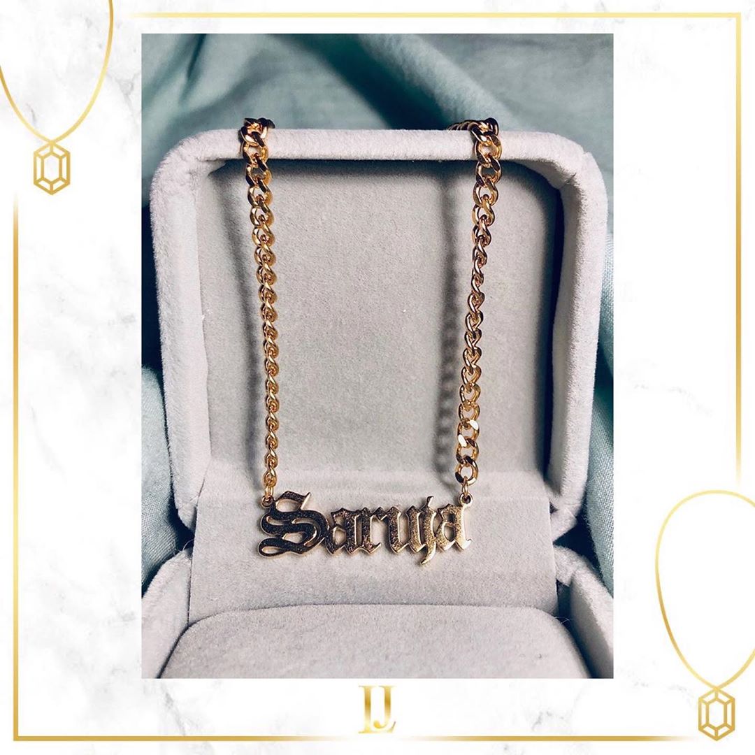 Personalized Old English Necklace - Limitless Jewellery