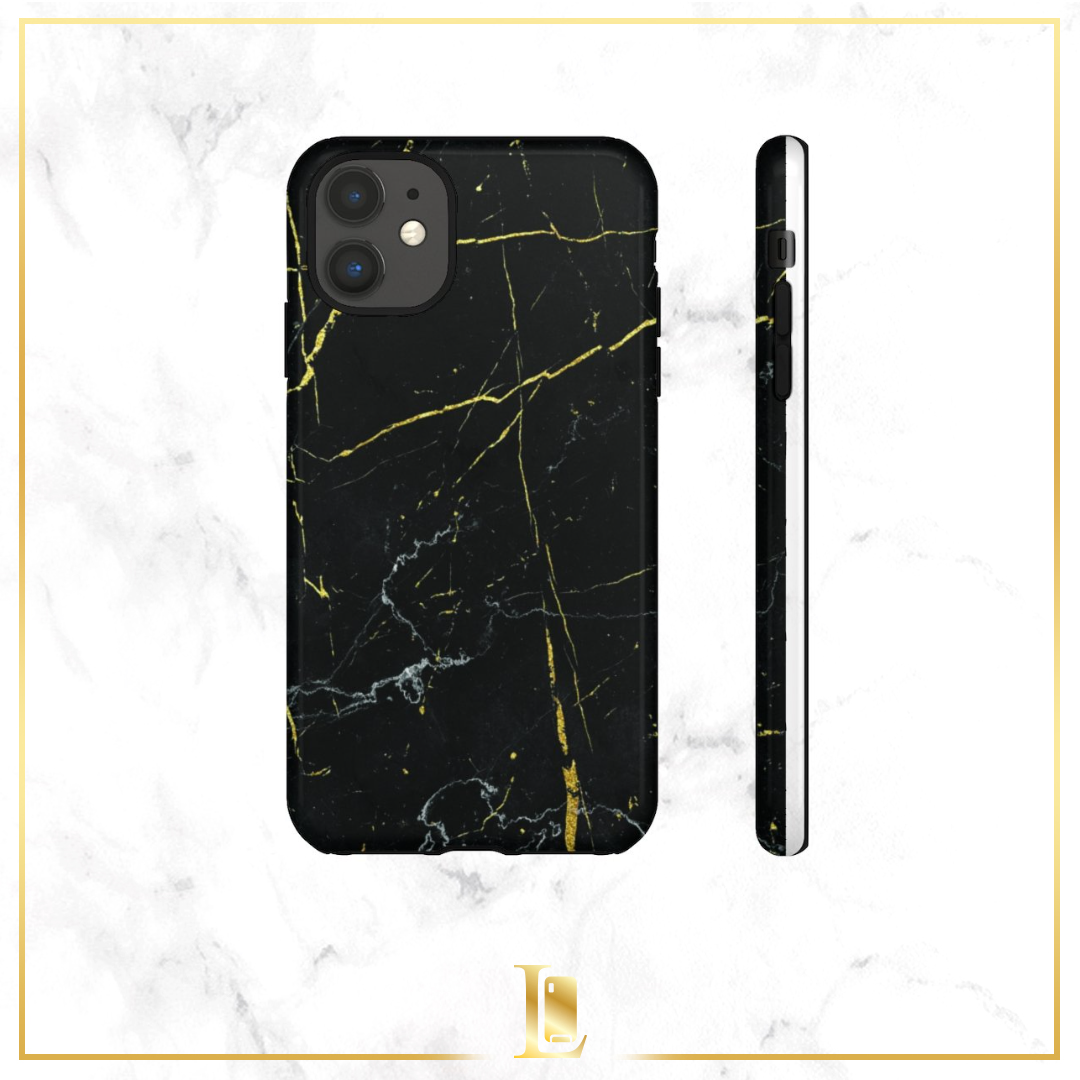 Dark Marble Tough Case - Limitless Jewellery