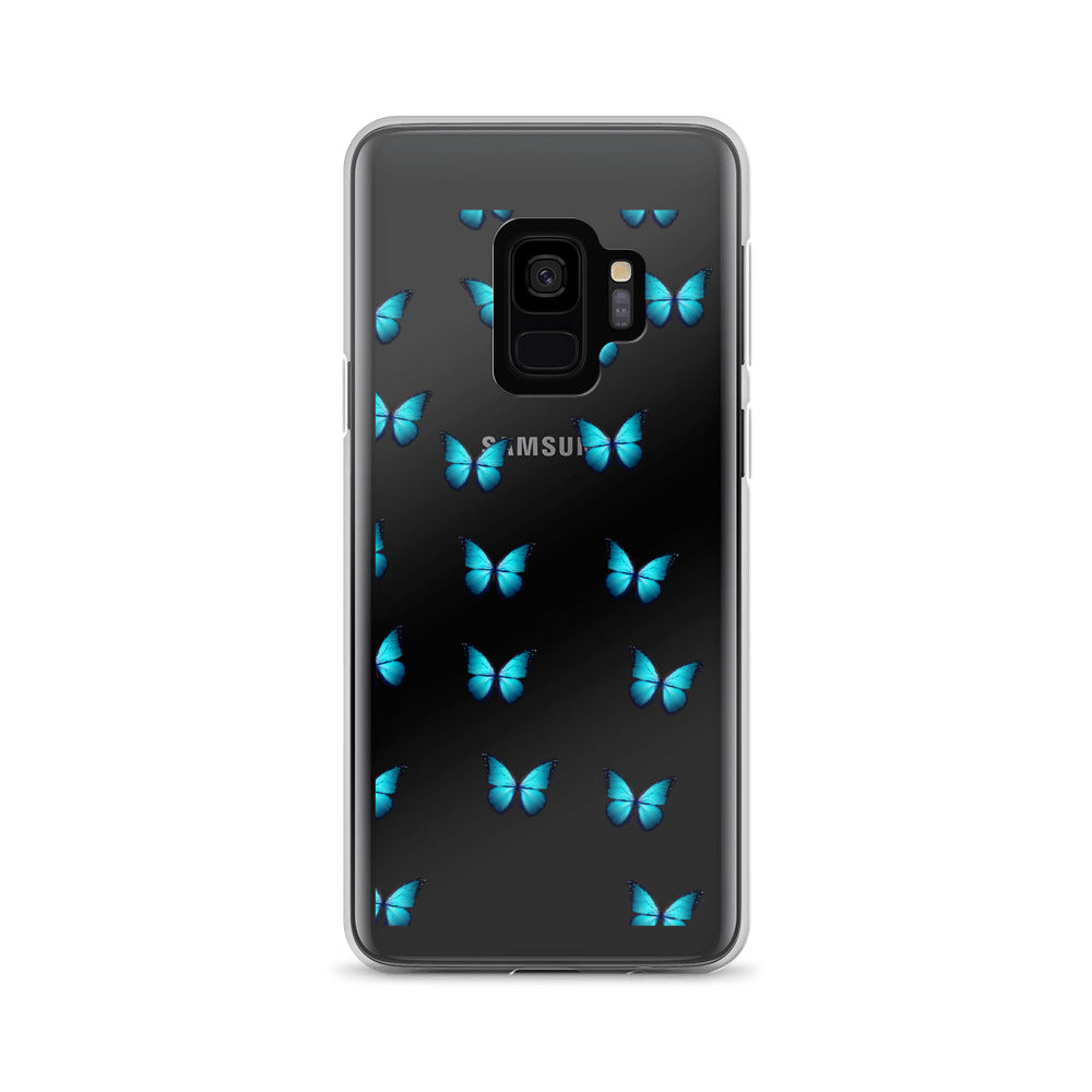 Butterfly Transparent Samsung Phone Case - Limitless Jewellery