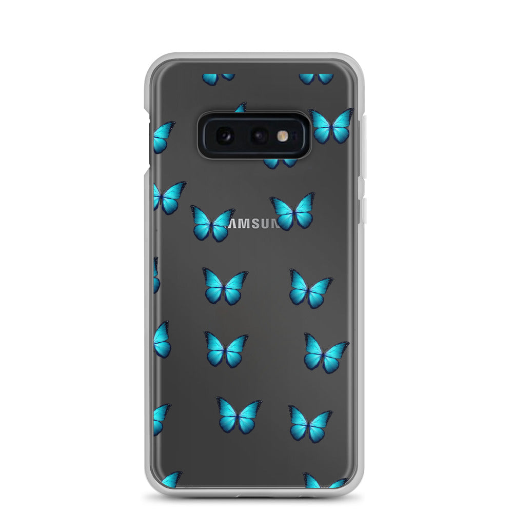 Butterfly Transparent Samsung Phone Case - Limitless Jewellery