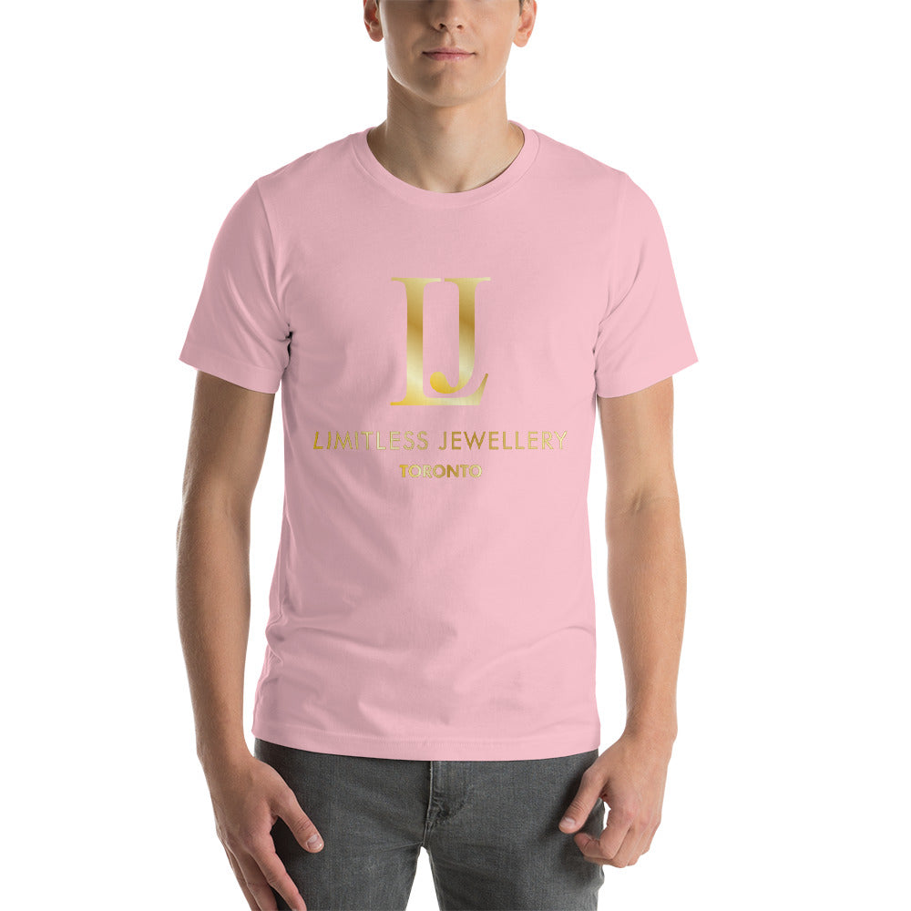 LJ logo Short-Sleeve Unisex T-Shirt - Limitless Jewellery