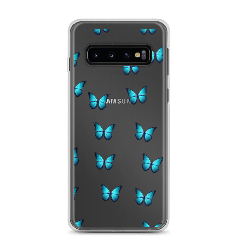 Butterfly Transparent Samsung Phone Case - Limitless Jewellery
