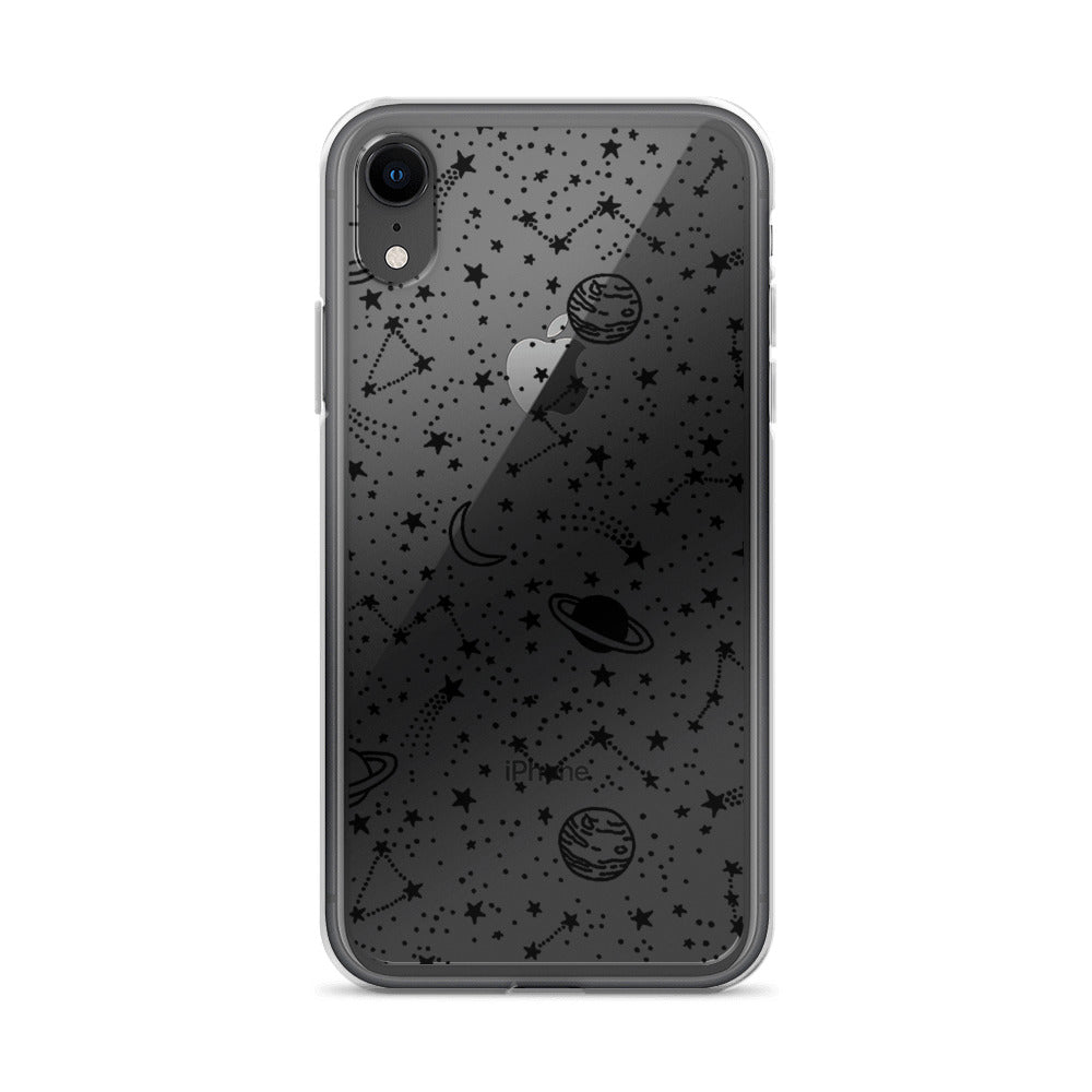 Galaxy Transparent iPhone Case - Limitless Jewellery