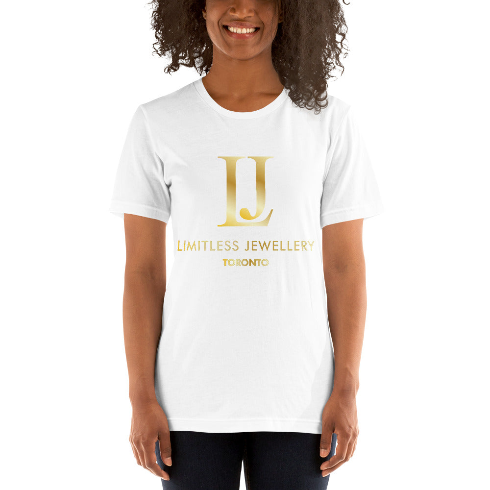 LJ logo Short-Sleeve Unisex T-Shirt - Limitless Jewellery