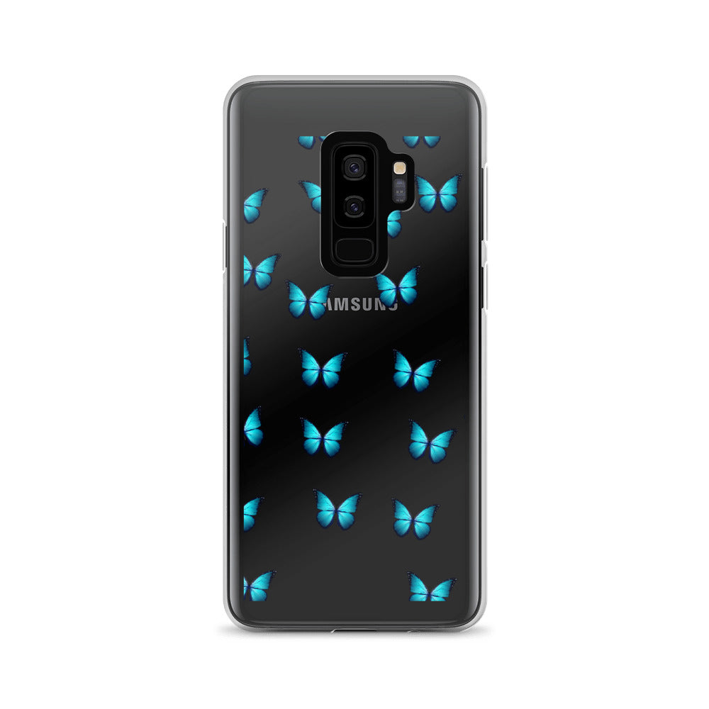 Butterfly Transparent Samsung Phone Case - Limitless Jewellery