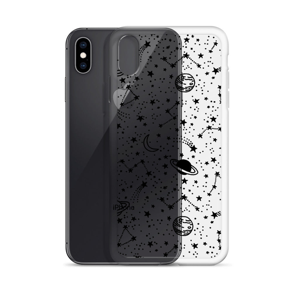 Galaxy Transparent iPhone Case - Limitless Jewellery