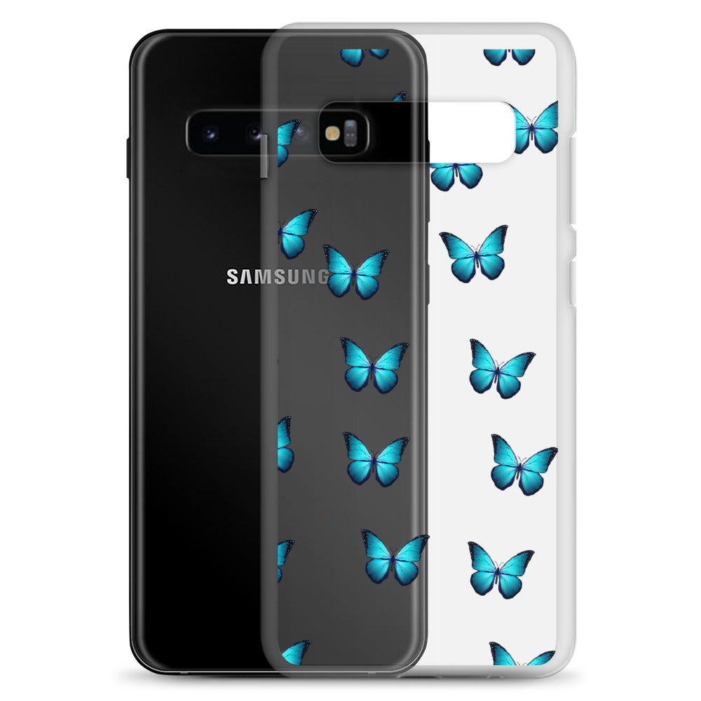 Butterfly Transparent Samsung Phone Case - Limitless Jewellery