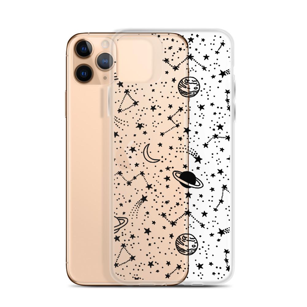 Galaxy Transparent iPhone Case - Limitless Jewellery