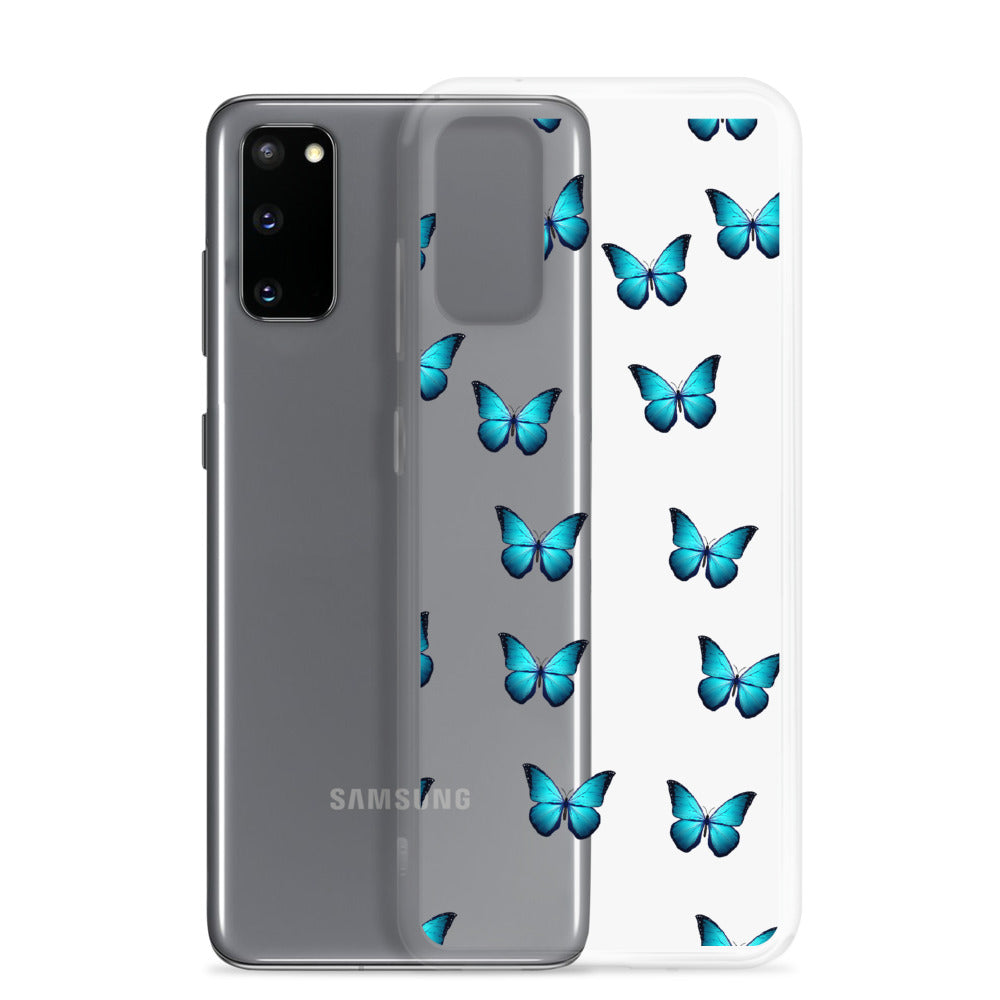 Butterfly Transparent Samsung Phone Case - Limitless Jewellery