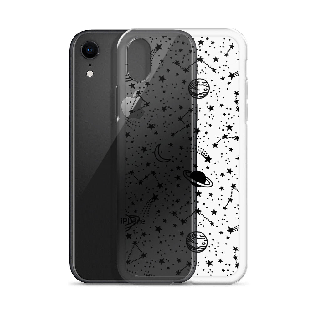 Galaxy Transparent iPhone Case - Limitless Jewellery