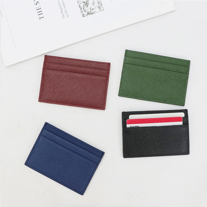 Personalized Leather Card Holder
