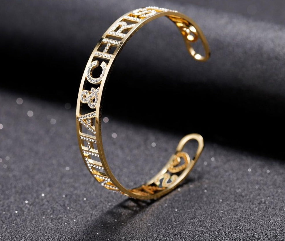 Personalized Iced Out Bracelet - Limitless Jewellery
