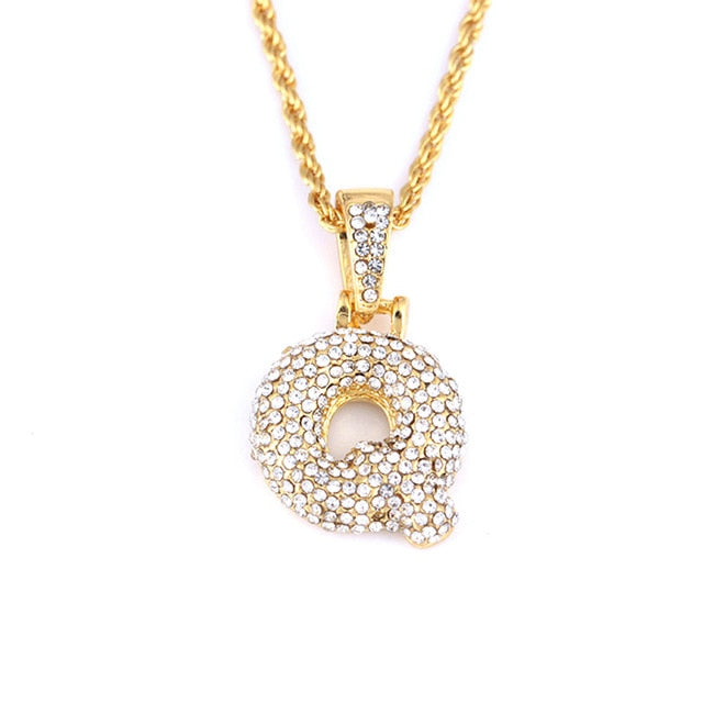 Bubble Pendant Letter Name Necklace - Limitless Jewellery