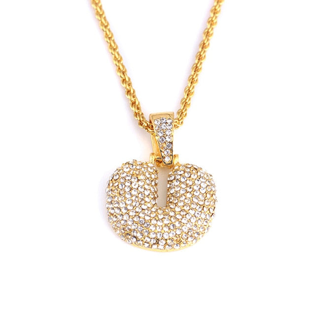 Bubble Pendant Letter Name Necklace - Limitless Jewellery