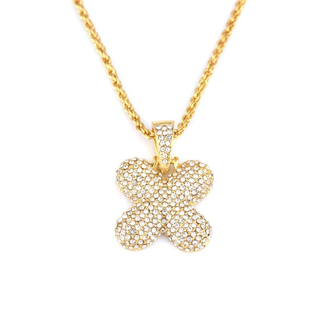 Bubble Pendant Letter Name Necklace - Limitless Jewellery