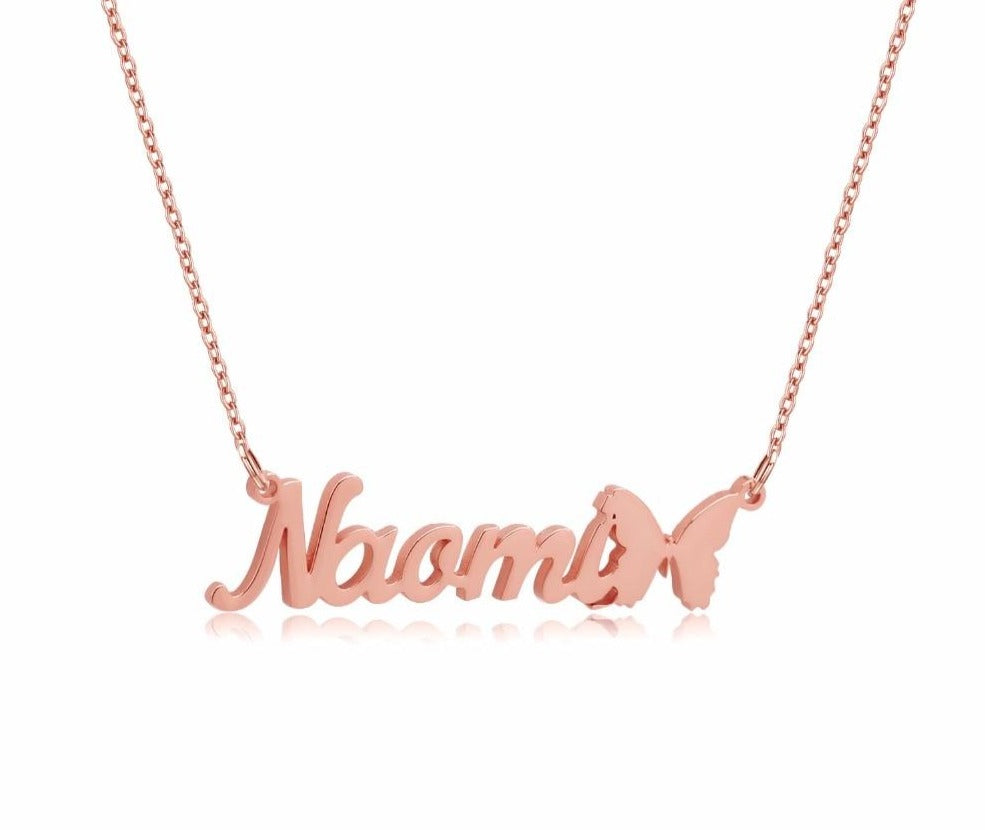 Personalized Butterfly Necklace - Limitless Jewellery