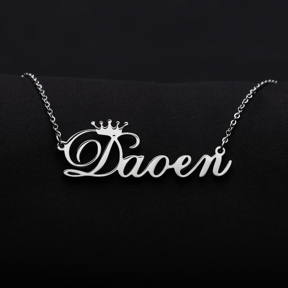 Personalized Crown Necklace - Limitless Jewellery