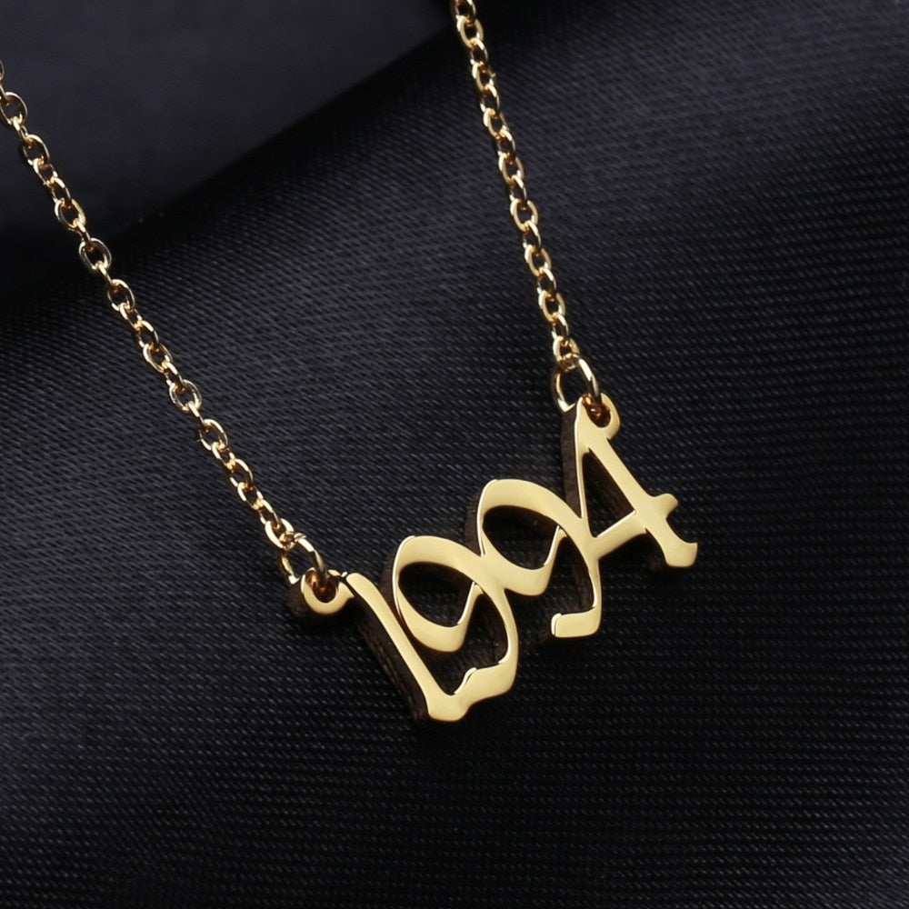 Birth Year Necklace - Limitless Jewellery