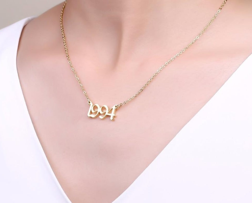 Birth Year Necklace - Limitless Jewellery