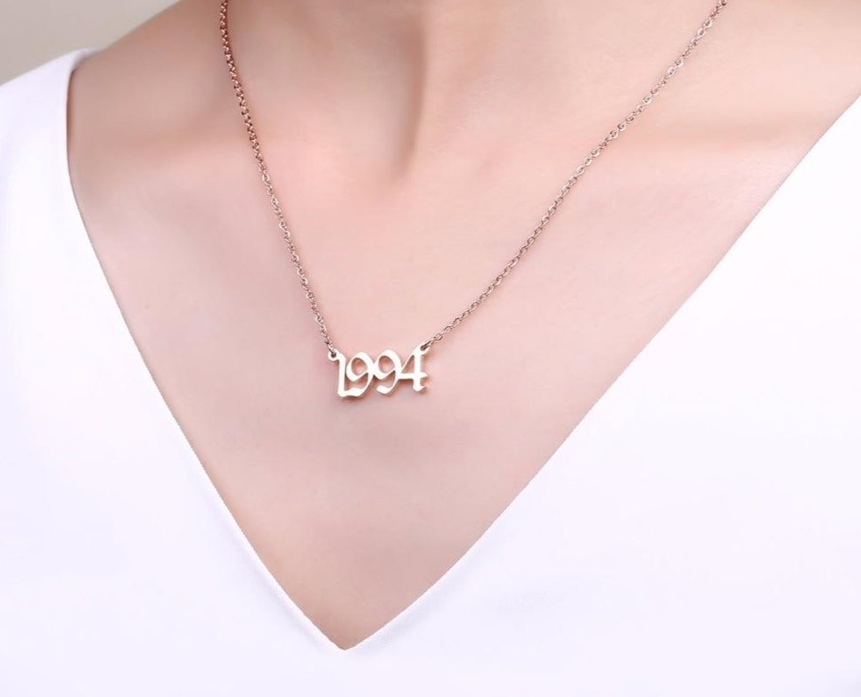 Birth Year Necklace - Limitless Jewellery