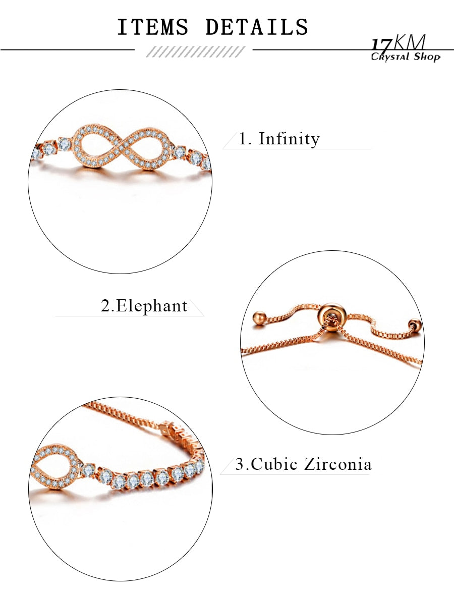 Infinity Tennis Bracelet - Limitless Jewellery