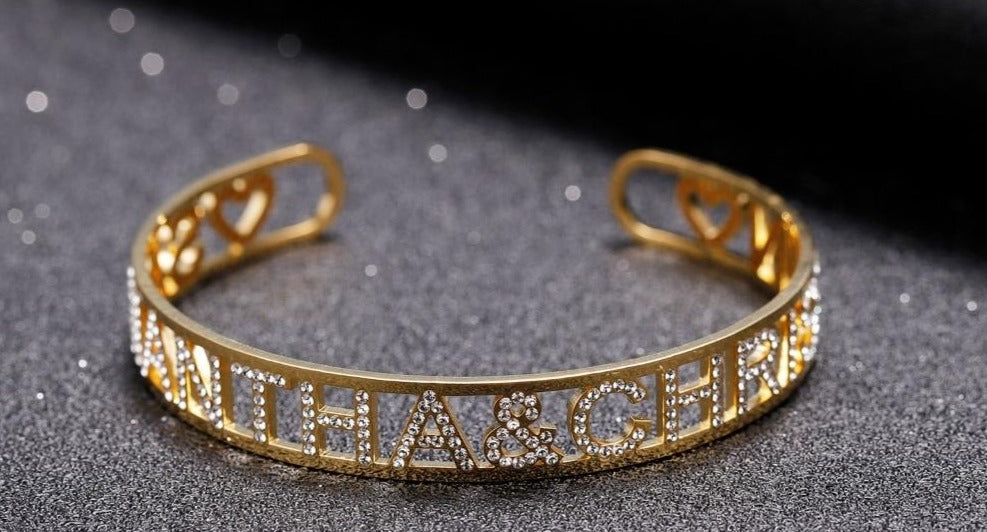 Personalized Iced Out Bracelet - Limitless Jewellery