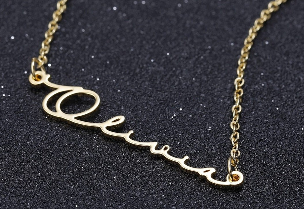 Personalized Handwritten Necklace