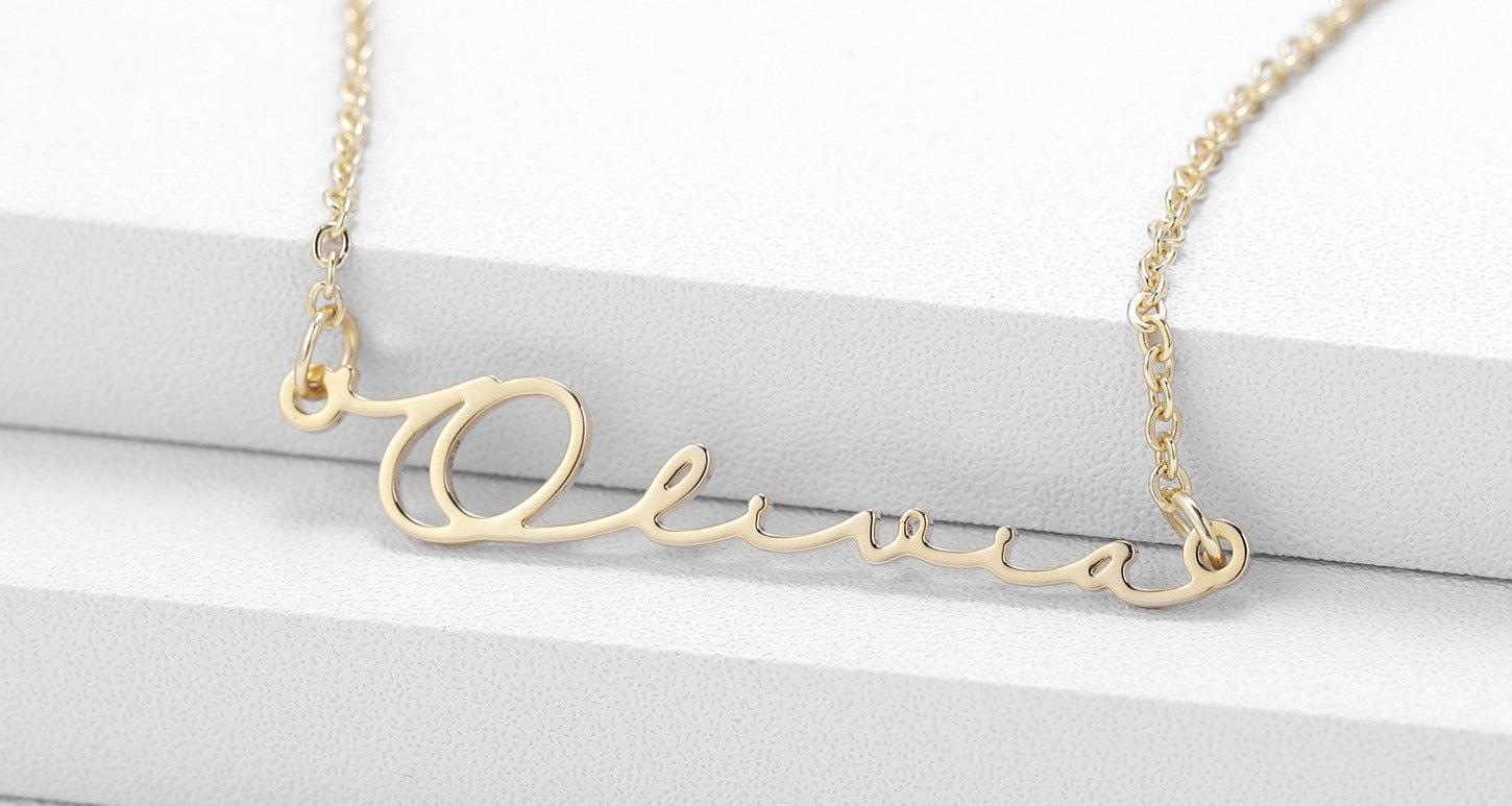 Personalized Handwritten Necklace