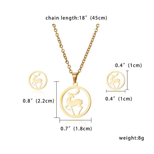 Fish Horse Jewelry Set for Women - Limitless Jewellery