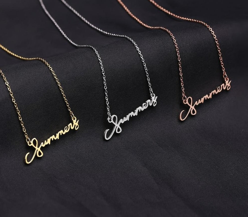 Personalized Signature Necklace - Limitless Jewellery